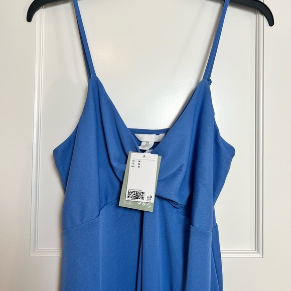 NWT H&M Blue Twist Front Dress (Med) - Picture 5 of 5